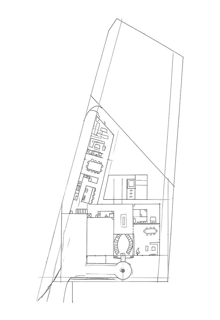Section study — the tall edge