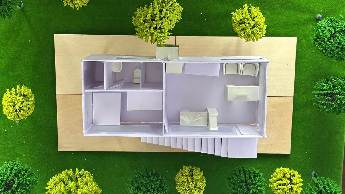 Plan model seen from above