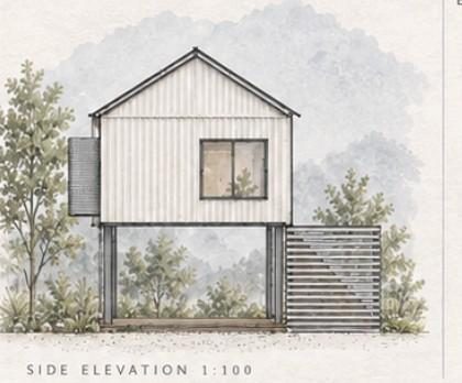 Side elevation 1:100