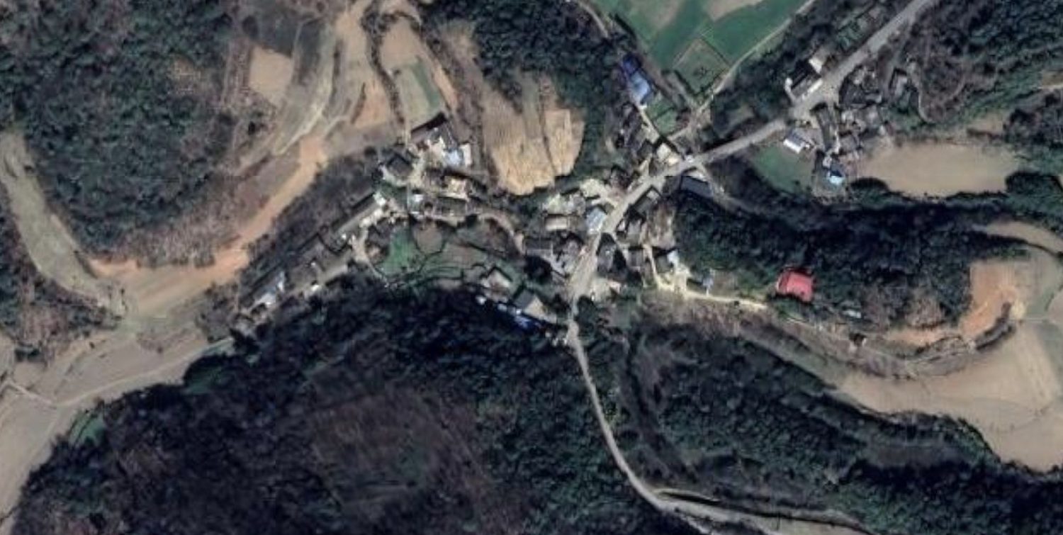 The valley — the village and its only road