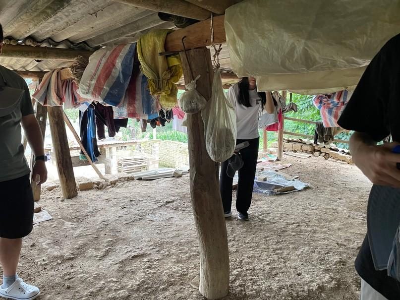 Living under the house — shade and hammock